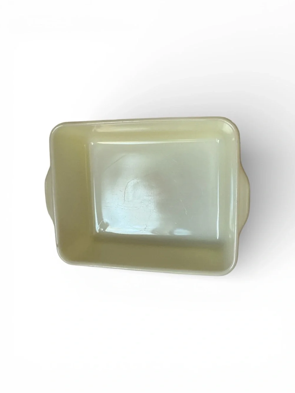 Vintage Pyrex Yellow Refrigerator Dish 503-B - A-3 4 - PAT OFF - FRIDGIE